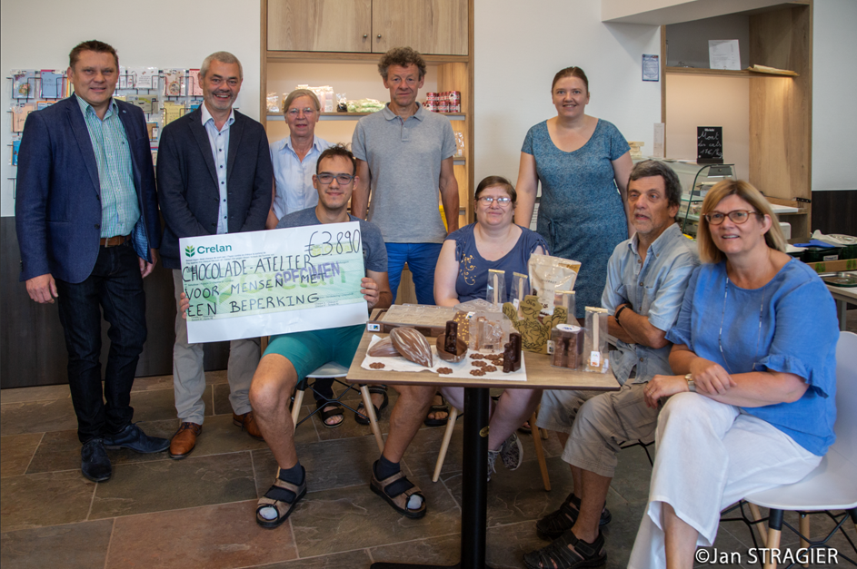 Atelier de chocolat pour personnes handicapées