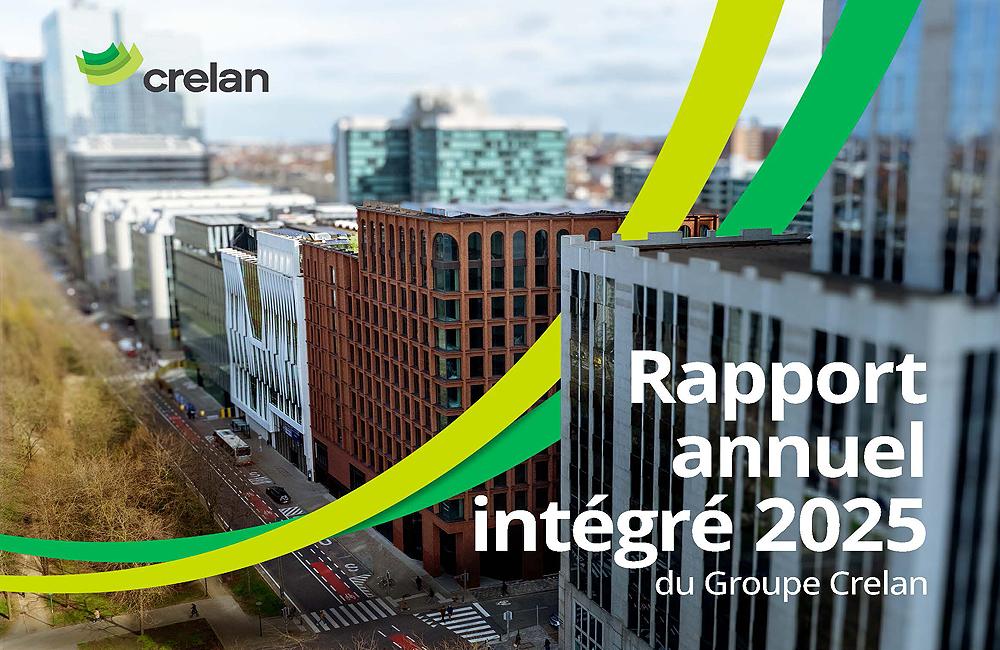 Couverture du rapport annuel 2025 de Crelan
