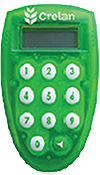 Voorbeeld van Crelan digipass type 250