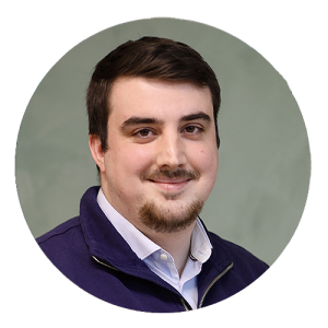 Ronde portretfoto van Antoine bij Crelan