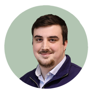 Photo de portrait ronde d'Antoine chez Crelan