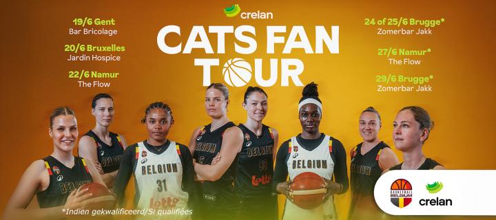 Belgian Cats groepsfoto om publiek uit te nodigen